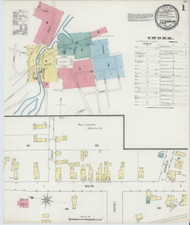 Lebanon, New Hampshire 1894 - Old Map New Hampshire Fire Insurance Index