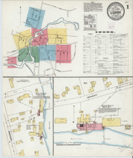 Lebanon, New Hampshire 1904 - Old Map New Hampshire Fire Insurance Index