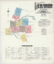 Lebanon, New Hampshire 1912 - Old Map New Hampshire Fire Insurance Index