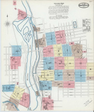 Manchester, New Hampshire 1891 - Old Map New Hampshire Fire Insurance Index