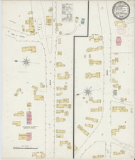 New Hampton, New Hampshire 1897 - Old Map New Hampshire Fire Insurance Index