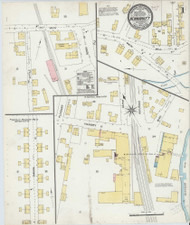 New Market, New Hampshire 1904 - Old Map New Hampshire Fire Insurance Index