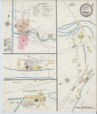 Newport, New Hampshire 1889 - Old Map New Hampshire Fire Insurance Index