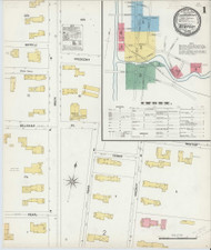Newport, New Hampshire 1899 - Old Map New Hampshire Fire Insurance Index