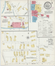 Newport, New Hampshire 1905 - Old Map New Hampshire Fire Insurance Index