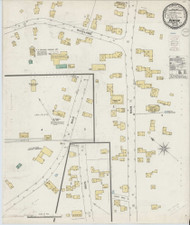 Newton, New Hampshire 1900 - Old Map New Hampshire Fire Insurance Index