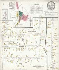 North Conway, New Hampshire 1923 - Old Map New Hampshire Fire Insurance Index
