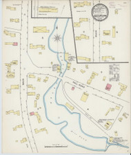 North Haverhill, New Hampshire 1893 - Old Map New Hampshire Fire Insurance Index
