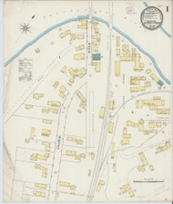 North Stratford, New Hampshire 1893 - Old Map New Hampshire Fire Insurance Index