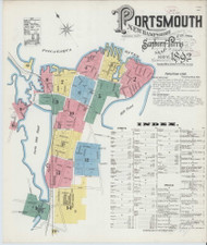 Portsmouth, New Hampshire 1892 - Old Map New Hampshire Fire Insurance Index