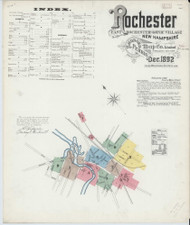 Rochester, New Hampshire 1892 - Old Map New Hampshire Fire Insurance Index