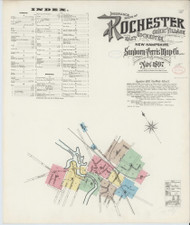 Rochester, New Hampshire 1897 - Old Map New Hampshire Fire Insurance Index