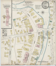 Tilton, New Hampshire 1889 - Old Map New Hampshire Fire Insurance Index