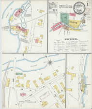 Tilton, New Hampshire 1899 - Old Map New Hampshire Fire Insurance Index