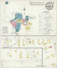 Tilton, New Hampshire 1912 - Old Map New Hampshire Fire Insurance Index
