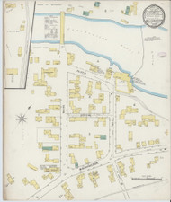 West Stewartstown, New Hampshire 1893 - Old Map New Hampshire Fire Insurance Index