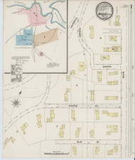 Woodsville, New Hampshire 1889 - Old Map New Hampshire Fire Insurance Index
