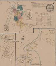 Woodsville, New Hampshire 1922 - Old Map New Hampshire Fire Insurance Index