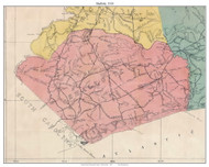 Shallotte Township, North Carolina 1910 Old Town Map Custom Print - Brunswick Co