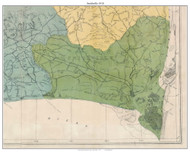 Smithville Township, North Carolina 1910 Old Town Map Custom Print - Brunswick Co