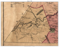 Bandys Township, North Carolina 1886 Old Town Map Custom Print - Catawba Co