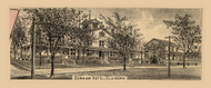 Durham Hotel, North Carolina 1887 Old Town Map Custom Print - Durham Co