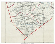 Otter Creek Township, North Carolina 1905 Old Town Map Custom Print - Edgecombe Co