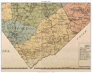 Providence Township, North Carolina 1911 Old Town Map Custom Print - Mecklenburg Co