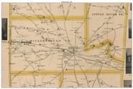 Hillsborough Township, North Carolina 1891 Old Town Map Custom Print - Orange Co