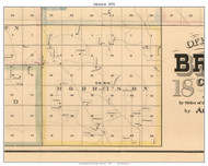 Morrison, Wisconsin 1870 Old Town Map Custom Print - Brown Co.