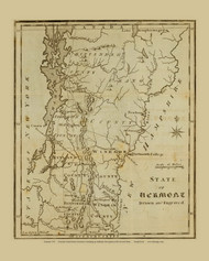 Vermont, 1795 United States Gazetteer