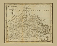 Virginia, 1795 United States Gazetteer
