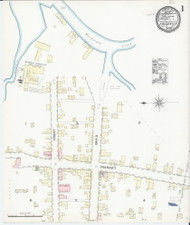 Frederica, Delaware 1891 - Old Map Delaware Fire Insurance Index