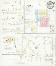 Georgetown, Delaware 1891 - Old Map Delaware Fire Insurance Index