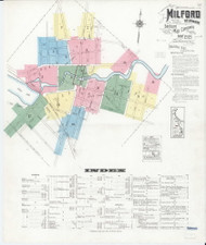 Milford, Delaware 1919 - Old Map Delaware Fire Insurance Index