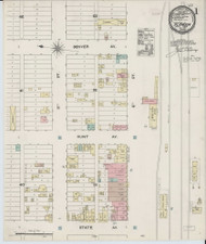 Alamosa, Colorado 1890 - Old Map Colorado Fire Insurance Index