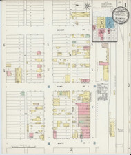 Alamosa, Colorado 1898 - Old Map Colorado Fire Insurance Index