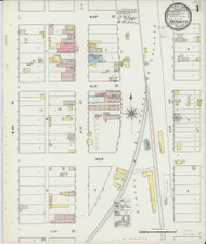 Antonito, Colorado 1895 - Old Map Colorado Fire Insurance Index