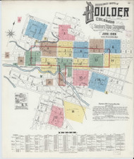 Boulder, Colorado 1906 - Old Map Colorado Fire Insurance Index
