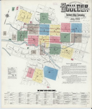 Boulder, Colorado 1910 - Old Map Colorado Fire Insurance Index