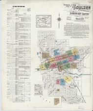 Boulder, Colorado 1918 - Old Map Colorado Fire Insurance Index