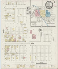 Buena Vista, Colorado 1890 - Old Map Colorado Fire Insurance Index