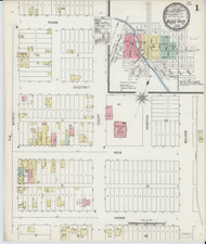 Buena Vista, Colorado 1896 - Old Map Colorado Fire Insurance Index
