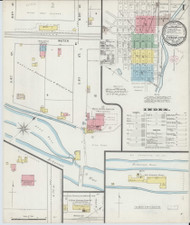 Canon City, Colorado 1895 - Old Map Colorado Fire Insurance Index