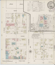 Colorado Springs, Colorado 1886 - Old Map Colorado Fire Insurance Index
