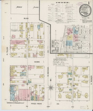 Colorado Springs, Colorado 1888 - Old Map Colorado Fire Insurance Index