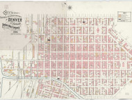 Denver, Colorado 1904 - Old Map Colorado Fire Insurance Index