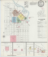 Fort Collins, Colorado 1895 - Old Map Colorado Fire Insurance Index