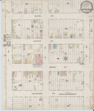 Glenwood Springs, Colorado 1886 - Old Map Colorado Fire Insurance Index