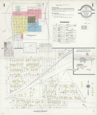 Lafayette, Colorado 1937 - Old Map Colorado Fire Insurance Index